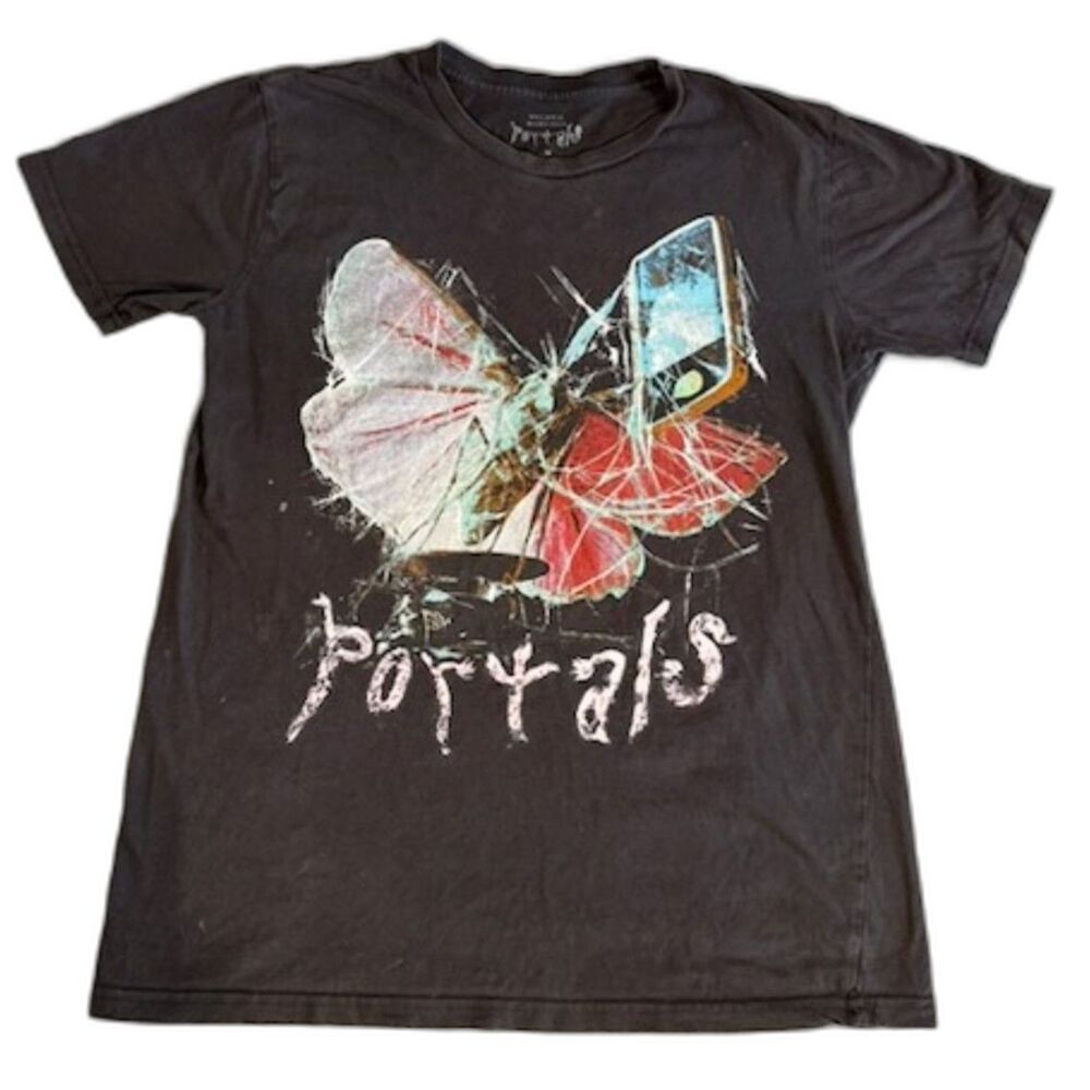 Melanie Martinez Portals Butterfly T-Shirt Size M Black Graphic Tee